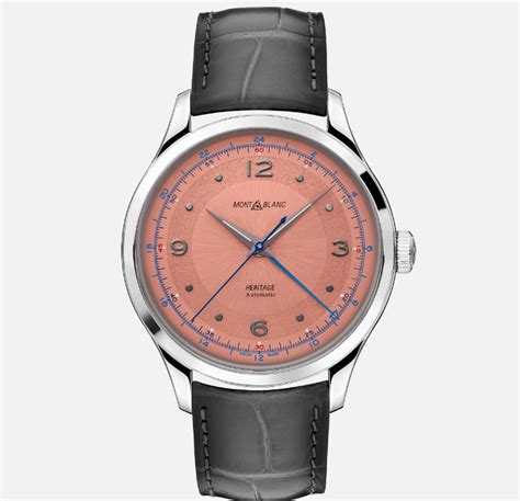 salmon dial watches